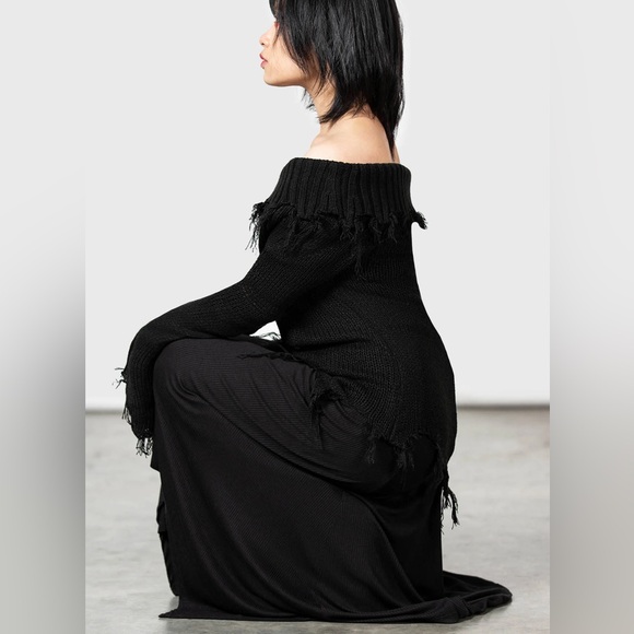 āSOLDā Killstar aelfwine asymmetric sweater - Picture 3 of 8